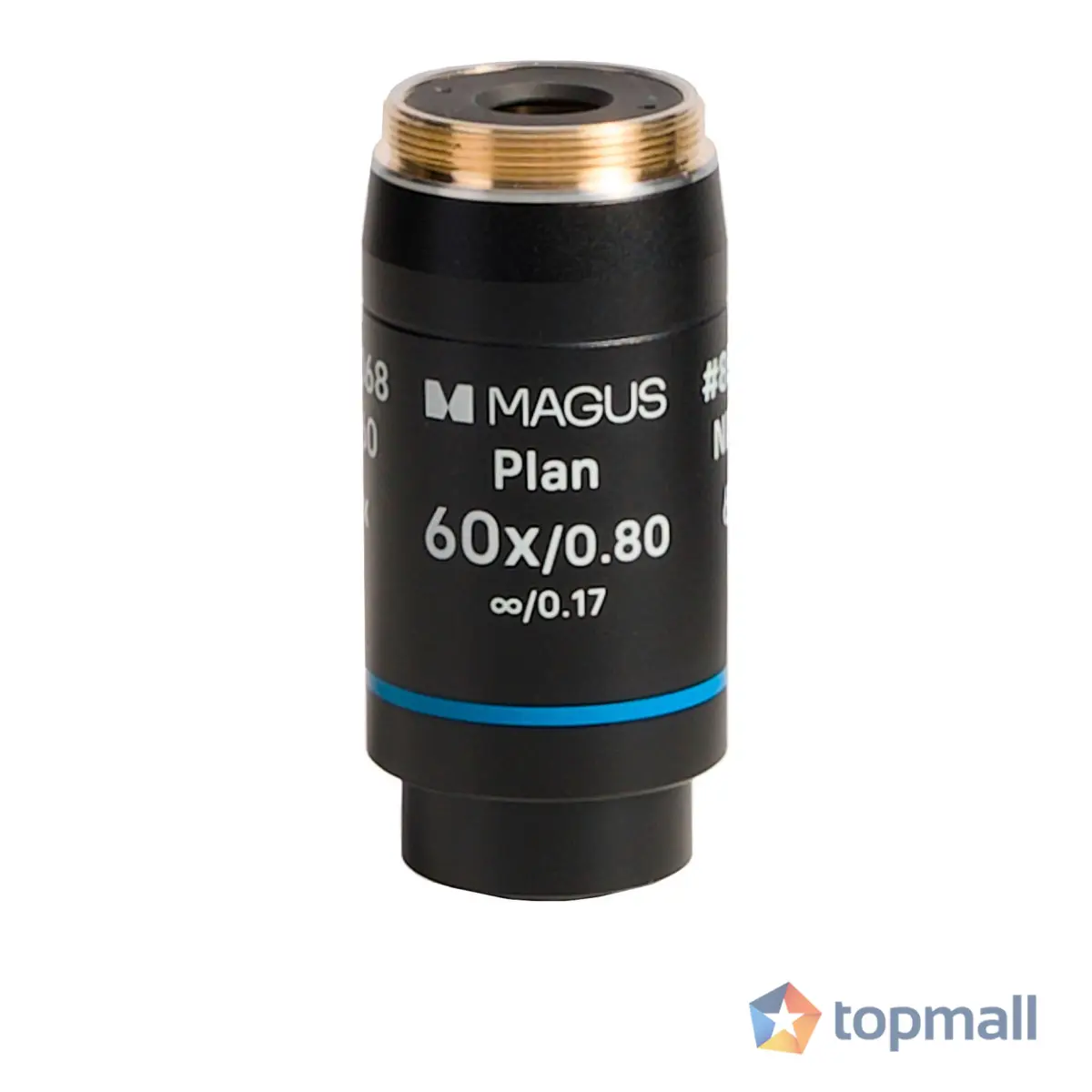 Обектив MAGUS 60PL60 Plan 60х/0,80 ∞/0,17 H 60 mm, (35949473)