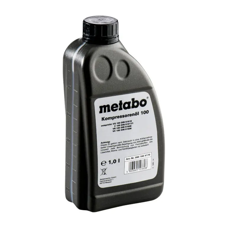 Масло за бутални компресори METABO MOTANOL HP 100 1000 ml, (35924876)