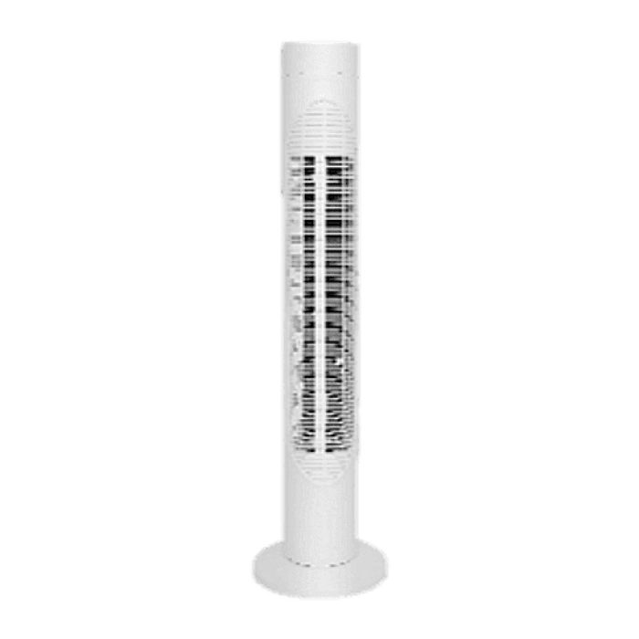 Колонен вентилатор ELITE ETTF-0330, 32инч, 83см, бял, с дистанционно, led, (35931108)