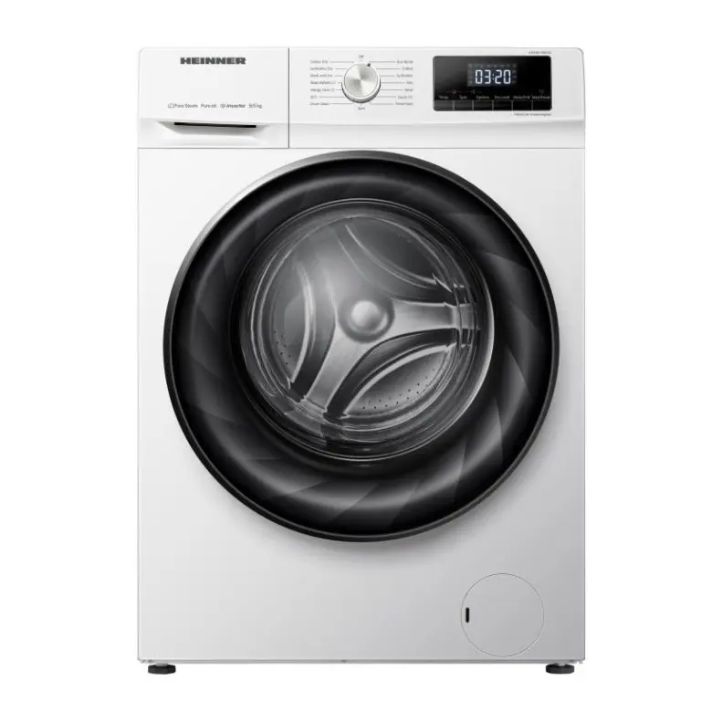 Пералня със сушилня HEINNER HWDM-H9614A, Пране 9 кг, Сушене 6 кг, 1400 об/мин, Инверторен мотор, LED Дисплей, Бял (22434)