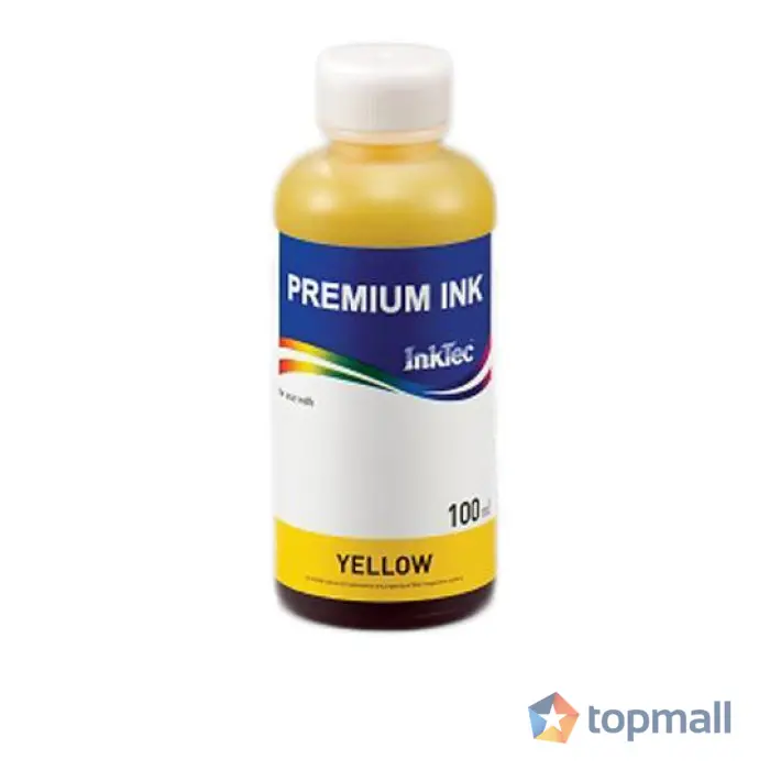 Бутилка с мастило INKTEC за Epson T0824,Stylus Photo R285/R270/ R290/ R390/ RX590/ P50, 100 ml, Жълт, (35932813)