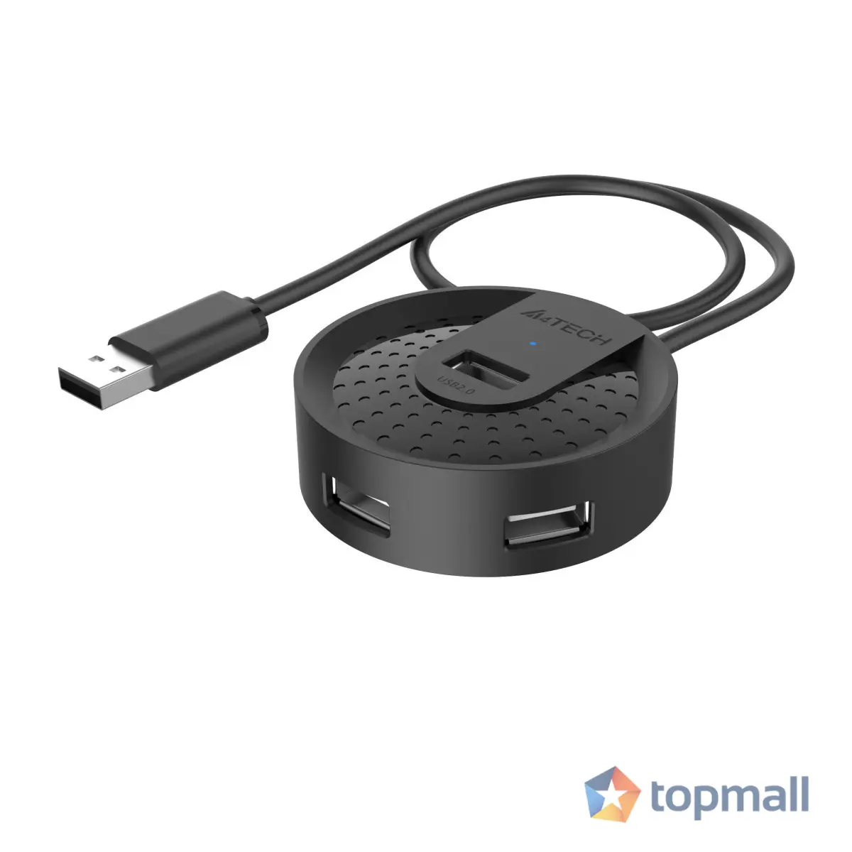 USB хъб A4tech HUB-20, 4 портов, USB 2.0, (35936286)