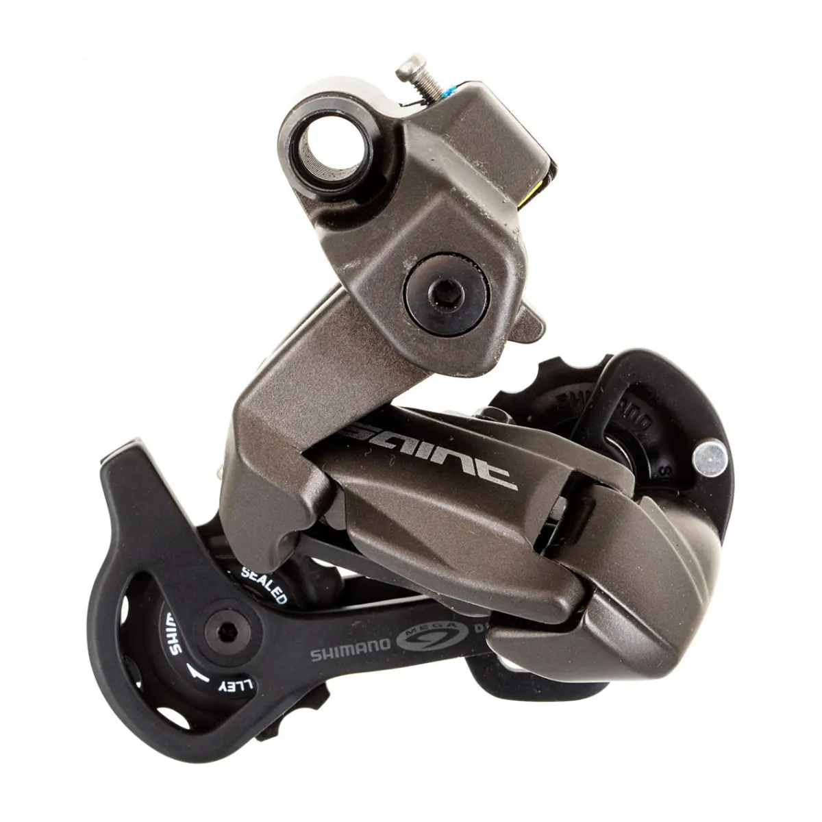Компонент за велосипед Shimano, RD-M806-GS, SAINT, 9 SPEED, Top-Normal, Direct attach for hub Предни и задни дерайльори Задни дерайльори, 15706