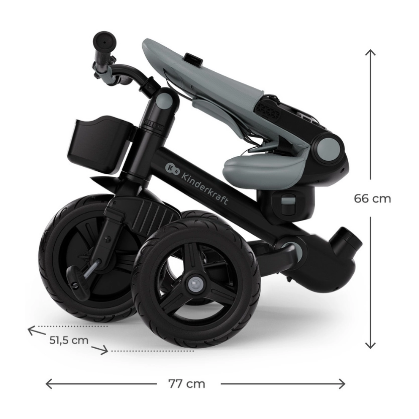 Kinderkraft AVEO 2 Plus триколка GREY, (35948287)