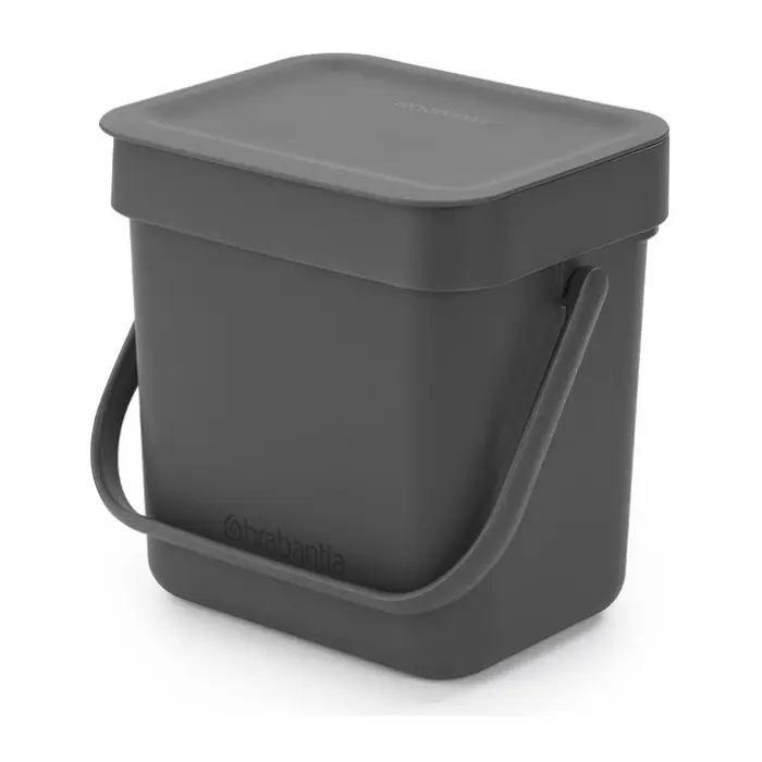 Кош за смет за разделно събиране Brabantia Sort&Go 3L, Grey, (35941860)