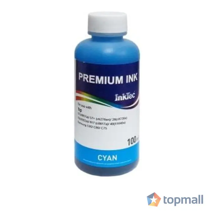 Бутилка с мастило INKTEC за HP C6657,C8728A, 51649, 100ml, Cyan, (35933560)