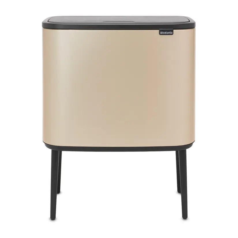 Кош за смет Brabantia Bo Touch 3x11L, Metallic Gold, (35941857)