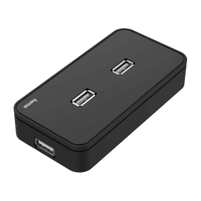 USB хъб, 7-портов, със захранване, HAMA-200123, (35934334)