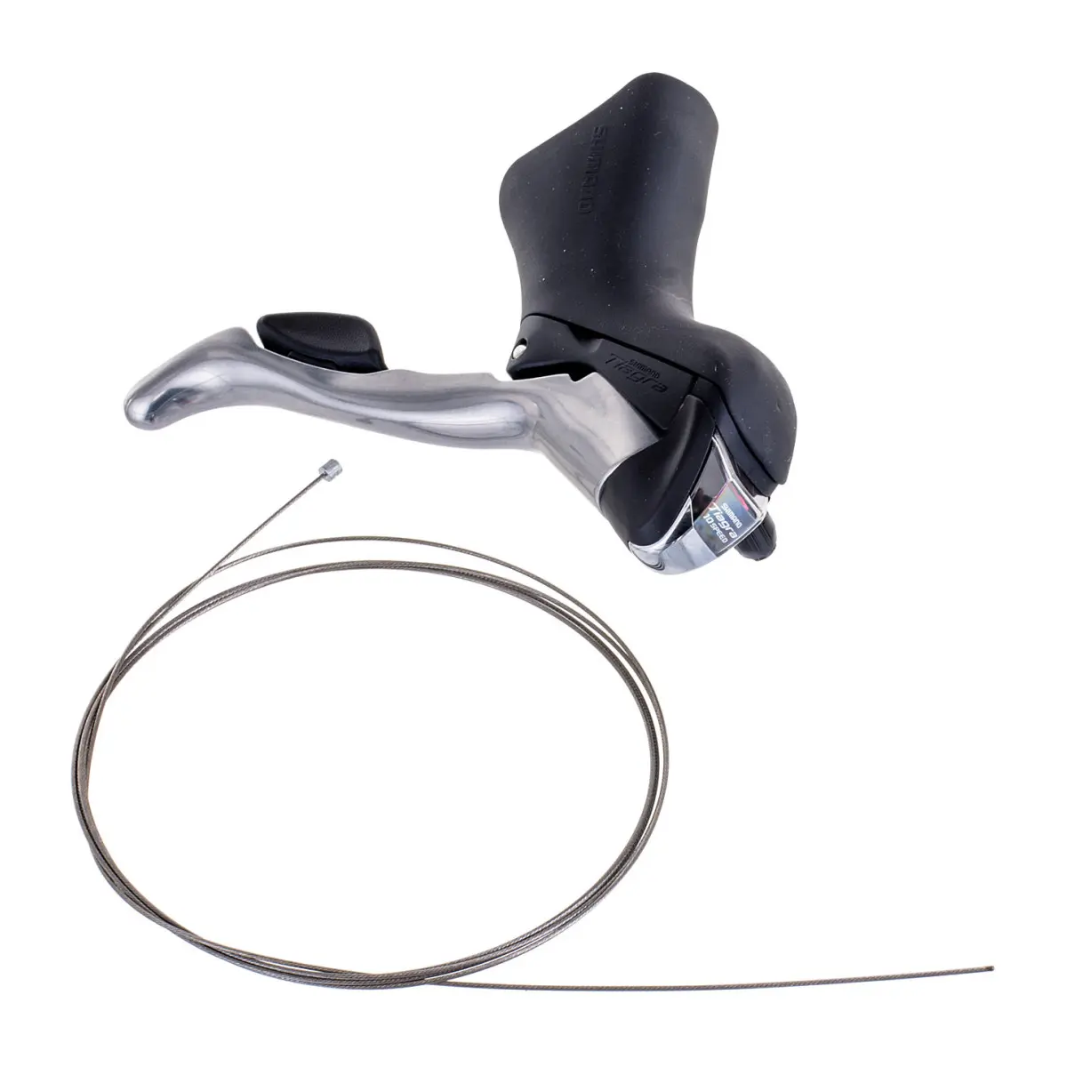Компонент за велосипед Shimano ШИФТЪР ДЕСЕН, SHIFT/BRAKE LEVER, ST-4600, TIAGRA RIGHT, 10-SPEED, W/2000MM INNER W/O W/CABLE Команди Команди - десни, 18046