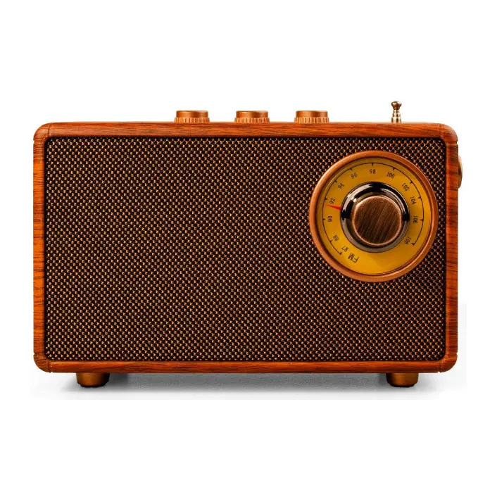 Bluetooth радио колонка Ashu AS23, 5W, 1500mAh, Кафяв, (35946299)
