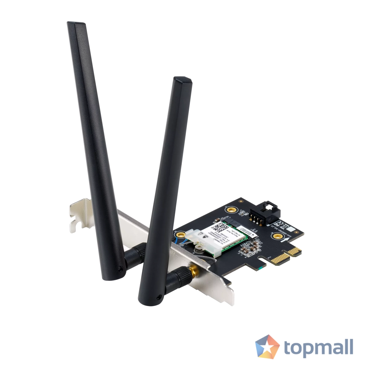 Безжичен адаптер ASUS PCE-BE6500 WiFi 7 PCI-e две външни антени и Bluetooth 5.4, (35939169)