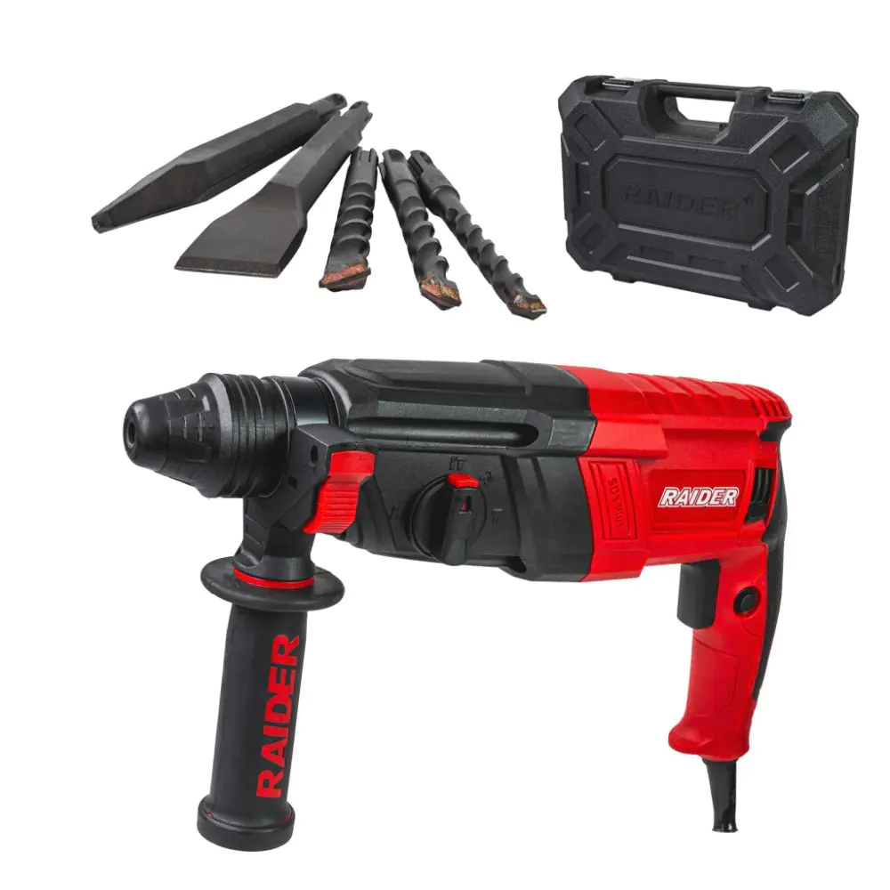 Перфоратор 800W 2.8kg 26mm 2.8J 4 функции куфар RD-HD62, (35927415)