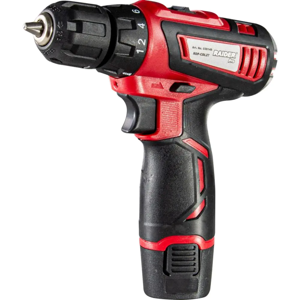 Бормашина акум. 12V 2-ск. 1.5Ah 28Nm RAIDER RD-CDL27, (35924367)