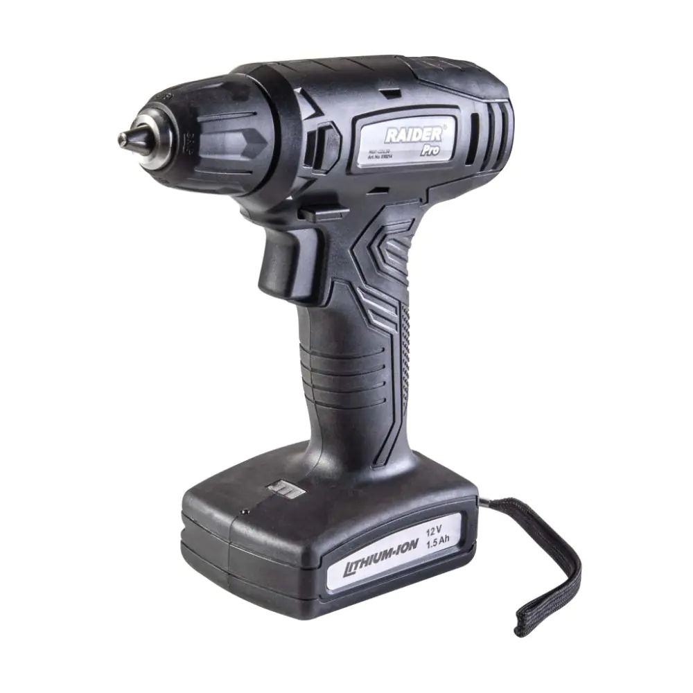 Бормашина акум. Li-ion 12V 1.5Ah 26Nm RAIDER PRO RDP-CDL30 Black, (35924387)