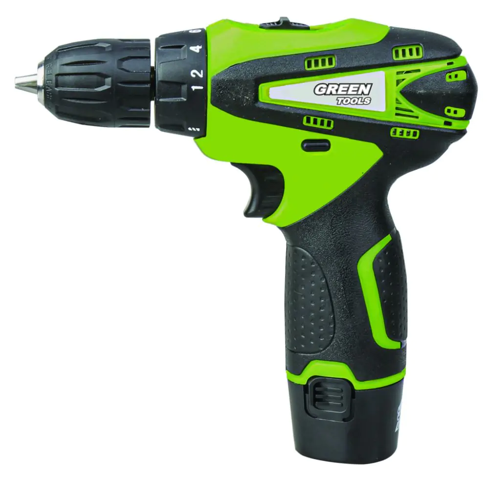 Бормашина акум. Li-ion 12V 2-ск. 1500mAh GREEN TOOLS GT-CDL32 GT, (35924400)