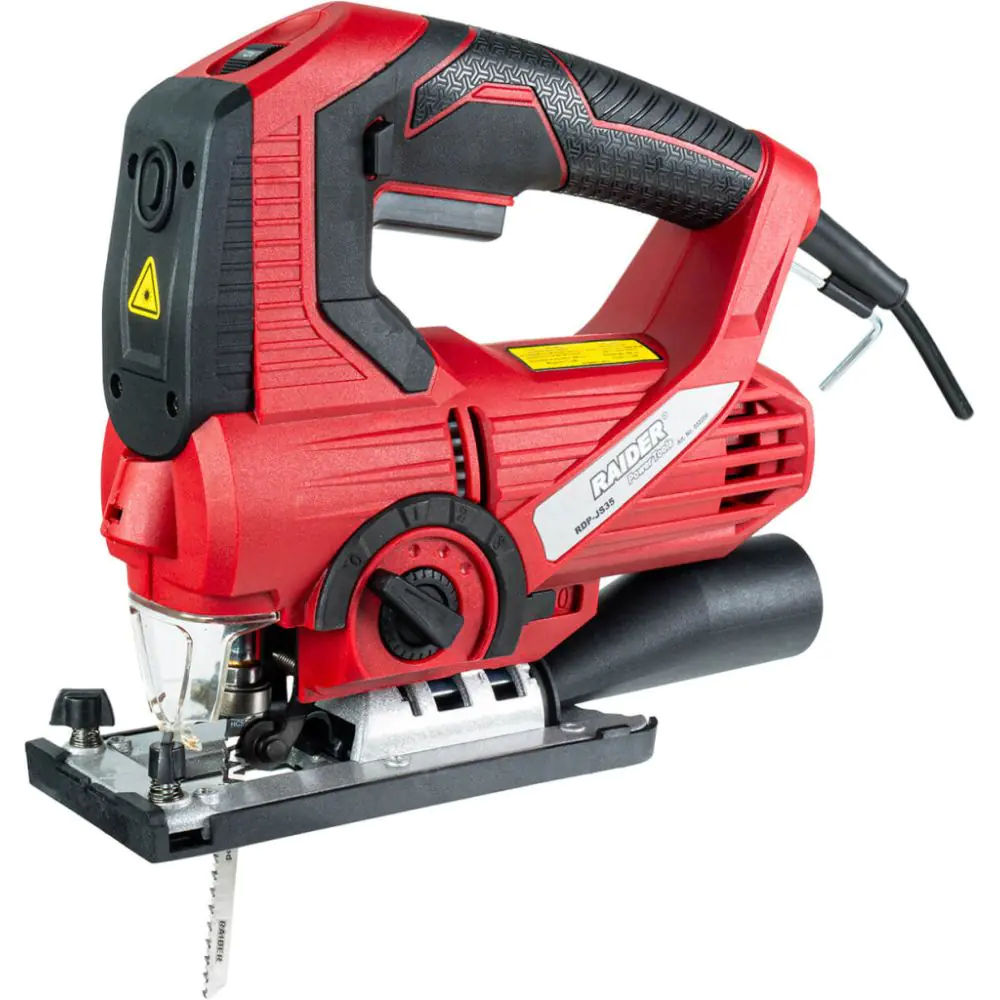 Прободен трион 850W 100mmрег.об.лазeрLEDquick куфар RAIDER PRO RDP-JS35, (35930044)