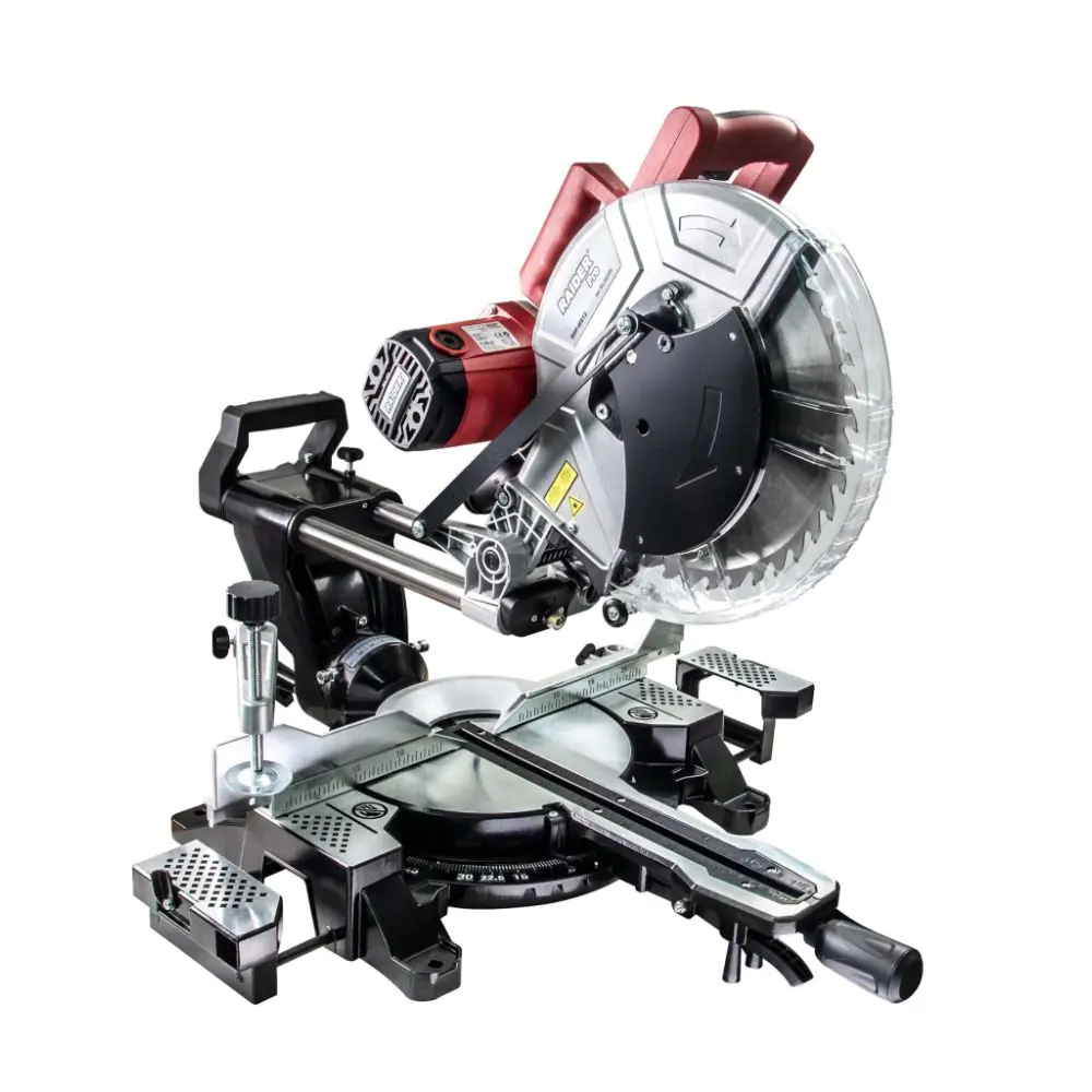 Циркуляр наст. Ø305mm 2.1kW двустр. накланяне лазер RAIDER PRO RDP-MS12, (35929683)