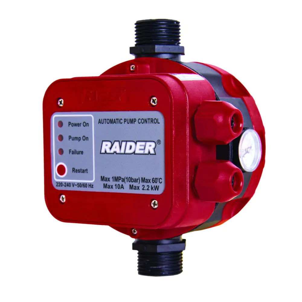 Пресостат електронен 2.2kW 1MPa 1" RAIDER RD-EPC02, (35924575)