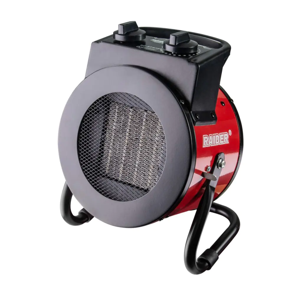Калорифер електрически  2kW керамичен кръгъл стойка RAIDER RD-EFH10, (35929811)