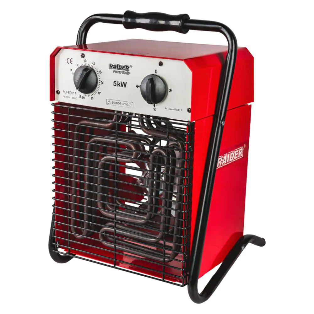 Калорифер електрически 5kW 230V на стойка RAIDER RD-EFH17, (35930385)