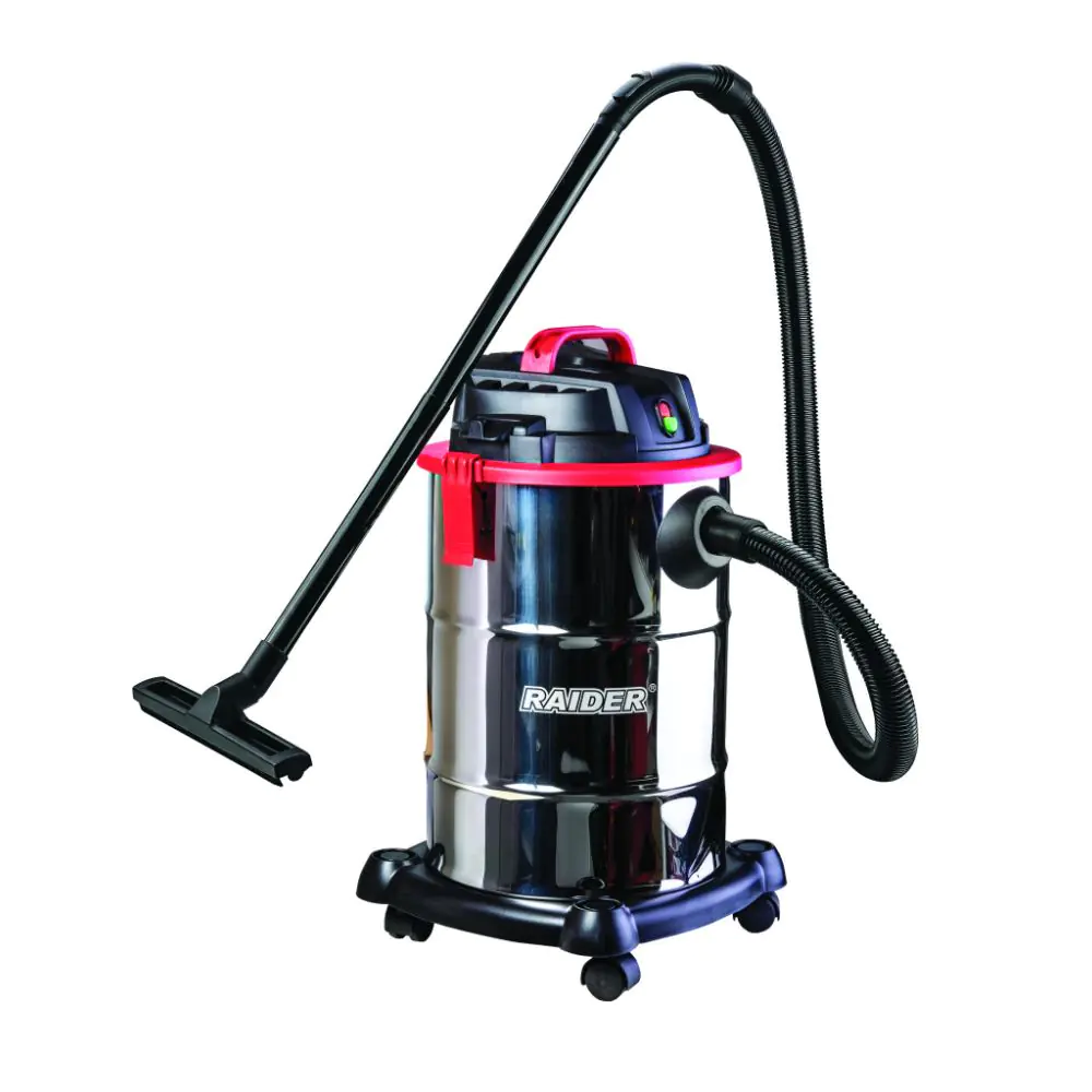 Прахосмукачка за сухо и мокро 1300W 30L Inox RAIDER RD-WC07, (35924901)