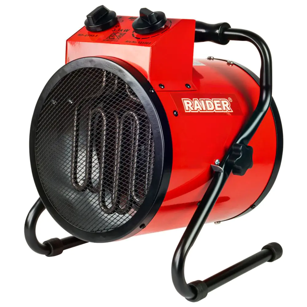 Калорифер електрически 3.3kW RAIDER RD-EFH3.3, (35925076)