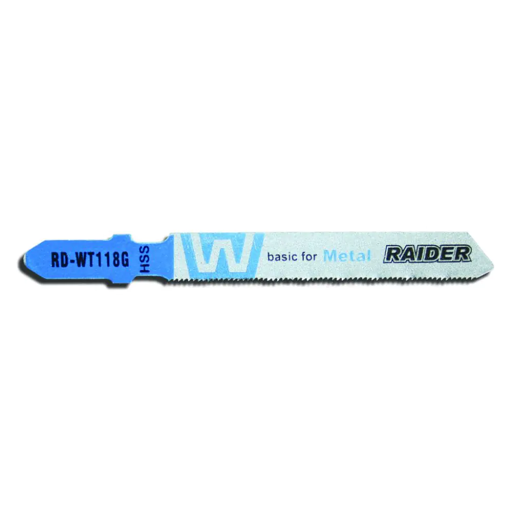 Нож за зеге за метал "T" 76(50)0.8mm 2бр. RAIDER RD-MT118G, (35925477)