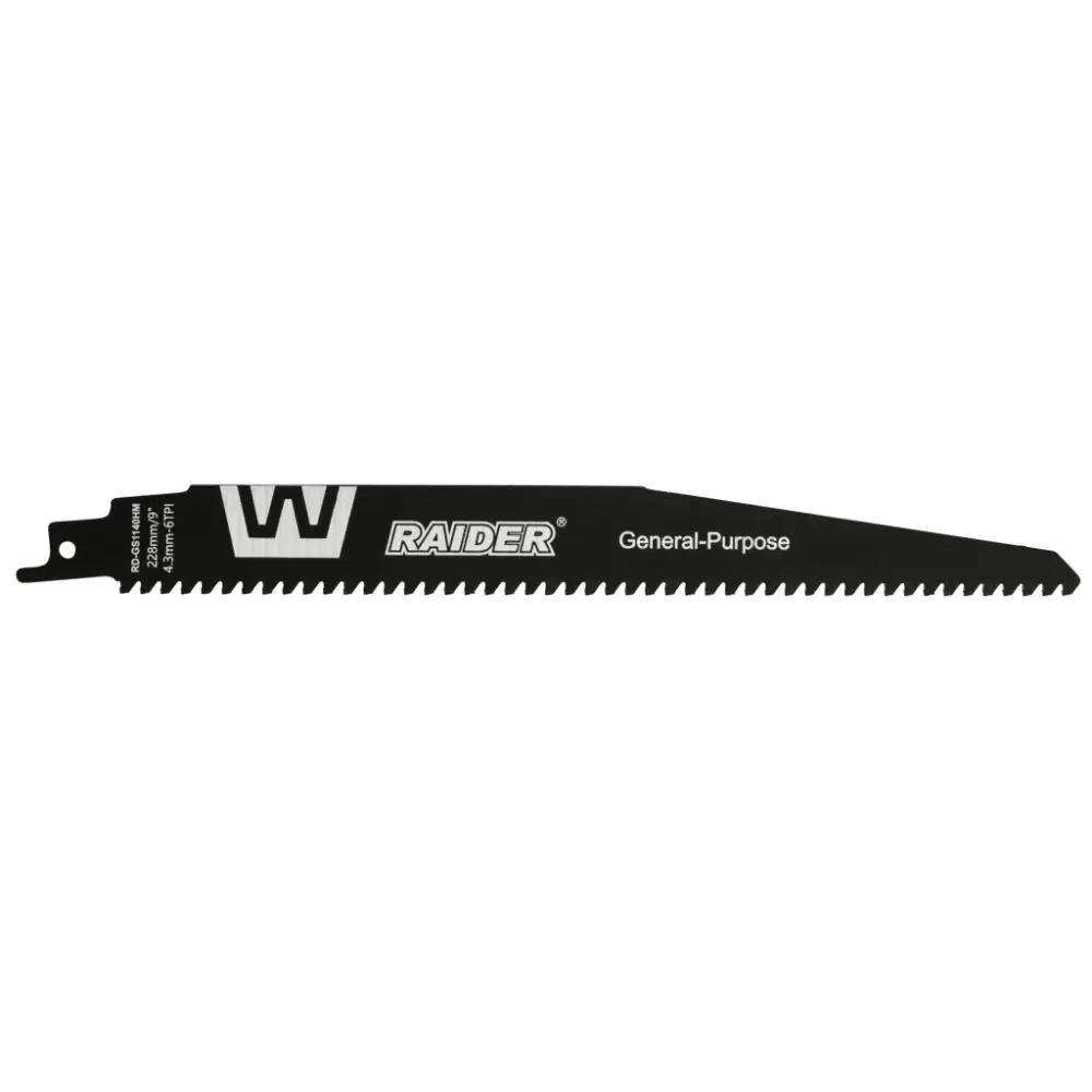 Нож за саблен трион универсален 228mm 4,3mm 6TPI RAIDER RD-GS1140HM, (35930675)