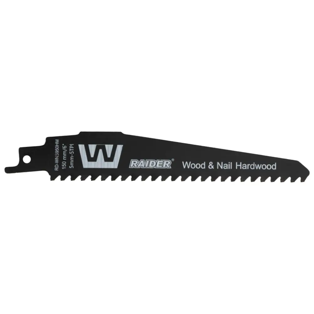 Нож за саблен трион W&N 150mm 5mm 5TPI RAIDER RD-WNS950HM, (35930676)