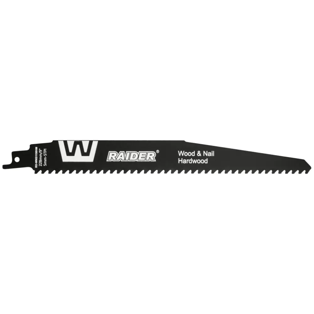 Нож за саблен трион W&N 228mm 5mm 5TPI RAIDER RD-WNS1150HM, (35930677)