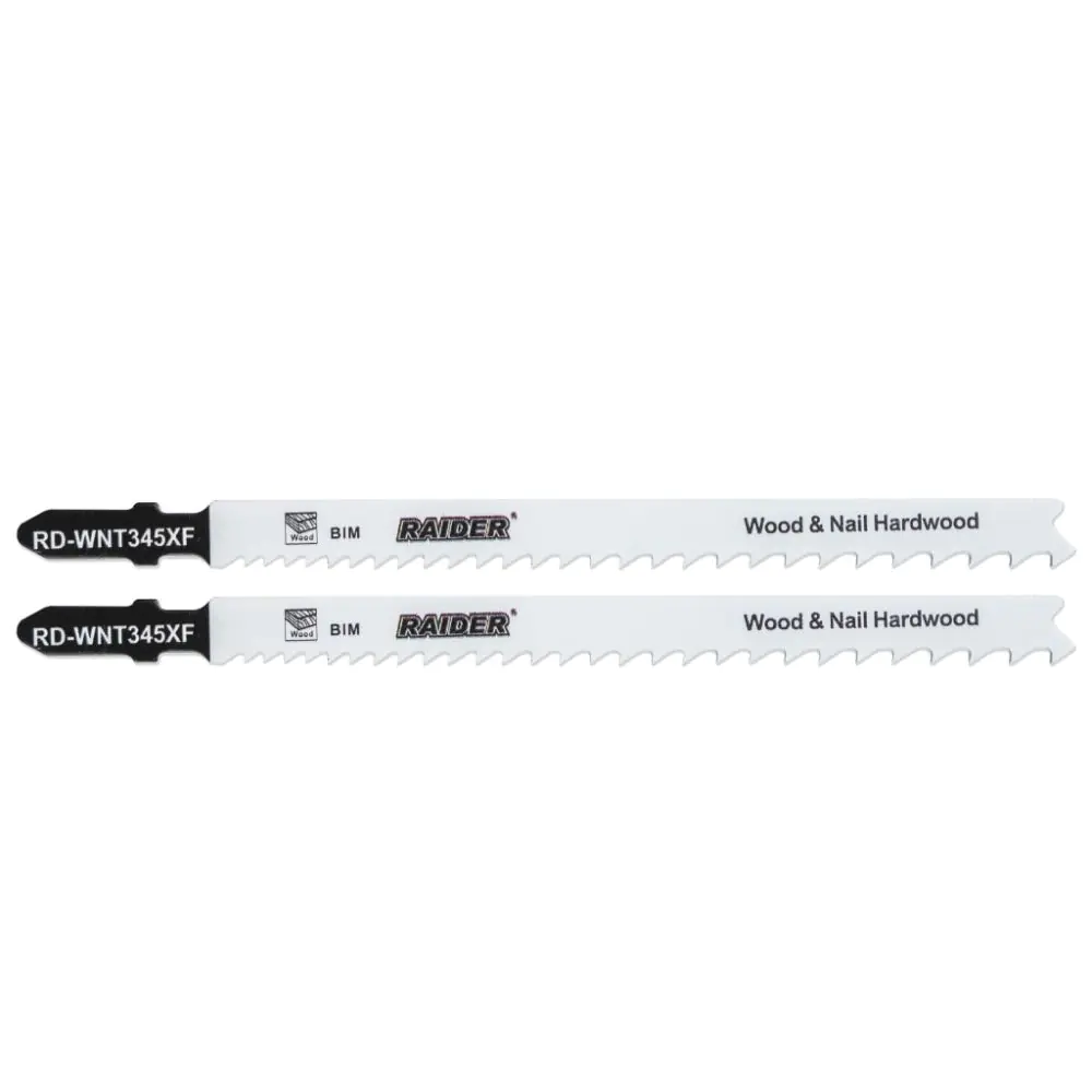 Нож за зеге BIM W&N 130mm 2.4-5mm 5-11TPI 2бр. RAIDER RD-WNT345XF, (35930305)