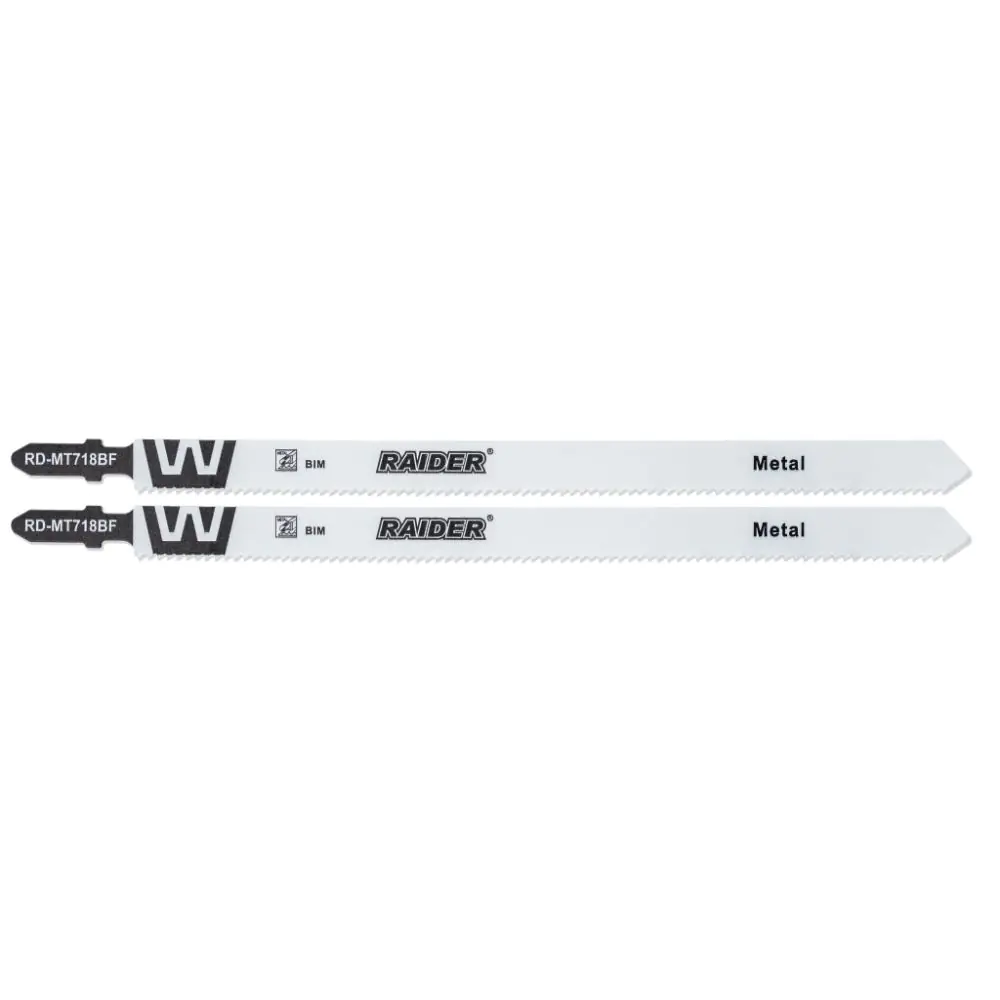 Нож за зеге BIM метал 180mm 1.8mm 14TPI 2бр. RAIDER RD-MT718BF, (35930308)