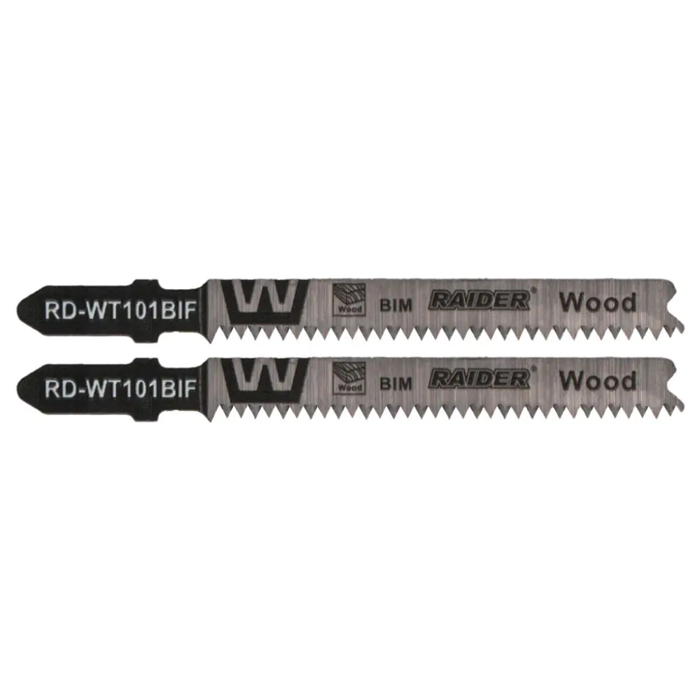 Нож за зеге BIM дърво 80mm 1.7mm 15TPI 2бр. RAIDER RD-WT101BIF, (35930390)