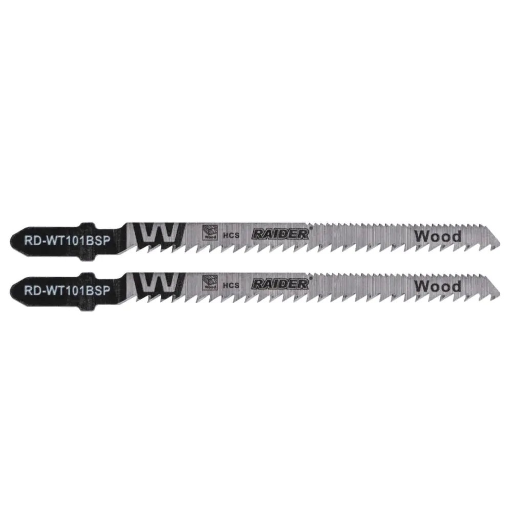 Нож за зеге дърво 100mm 2.5-1.2mm 10-21TPI 2бр. RAIDER RD-WT101BSP, (35930309)
