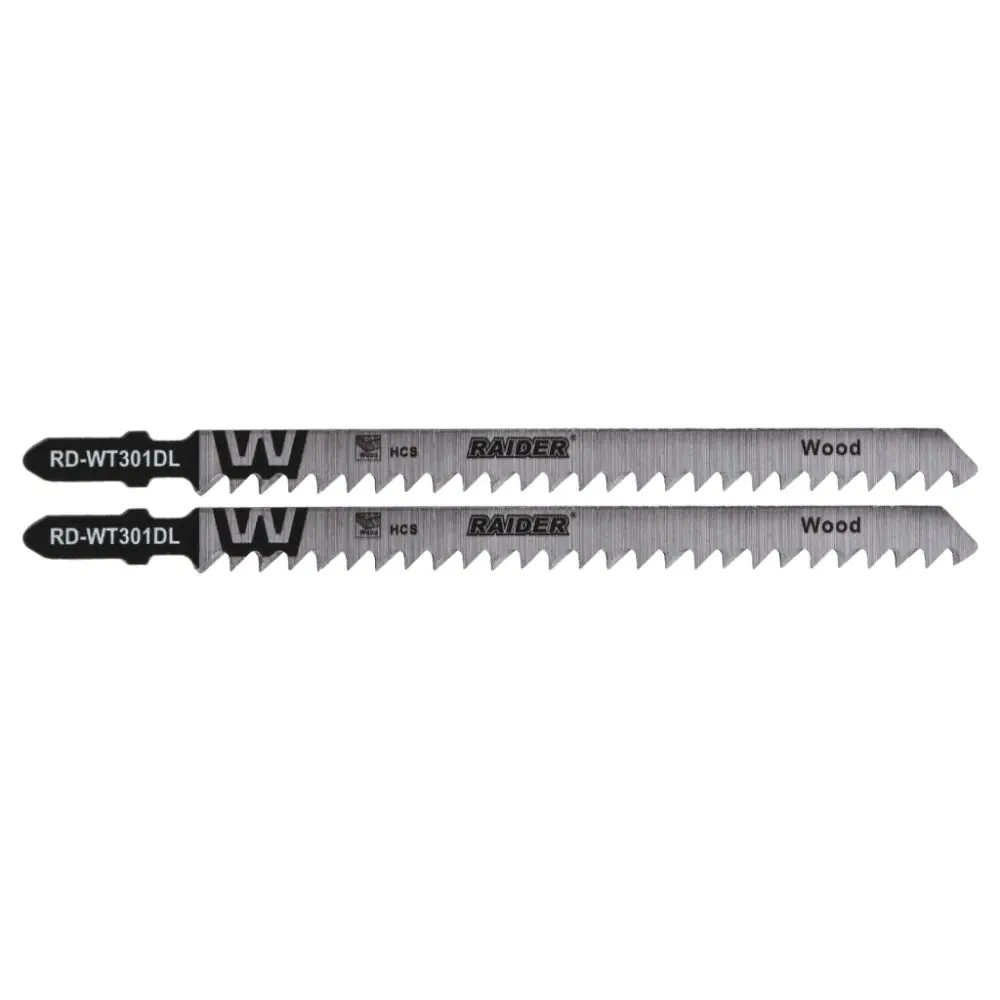 Нож за зеге дърво 130mm 4.0mm 6TPI 2бр. RAIDER RD-WT301DL, (35930311)