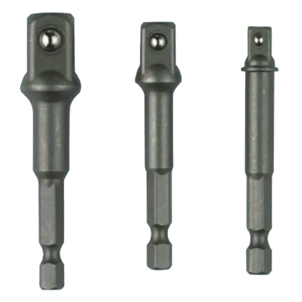 Адаптери от 1/4 HEX на 1/4 3/8 1/2 квадрат 3бр. RD, (35925680)