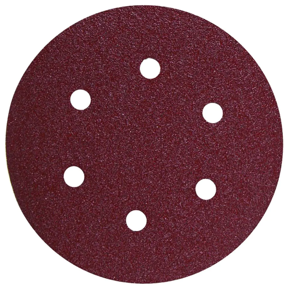 Шкурка VELCRO ø150mm К60 с 6 отвора 10бр, (35925863)