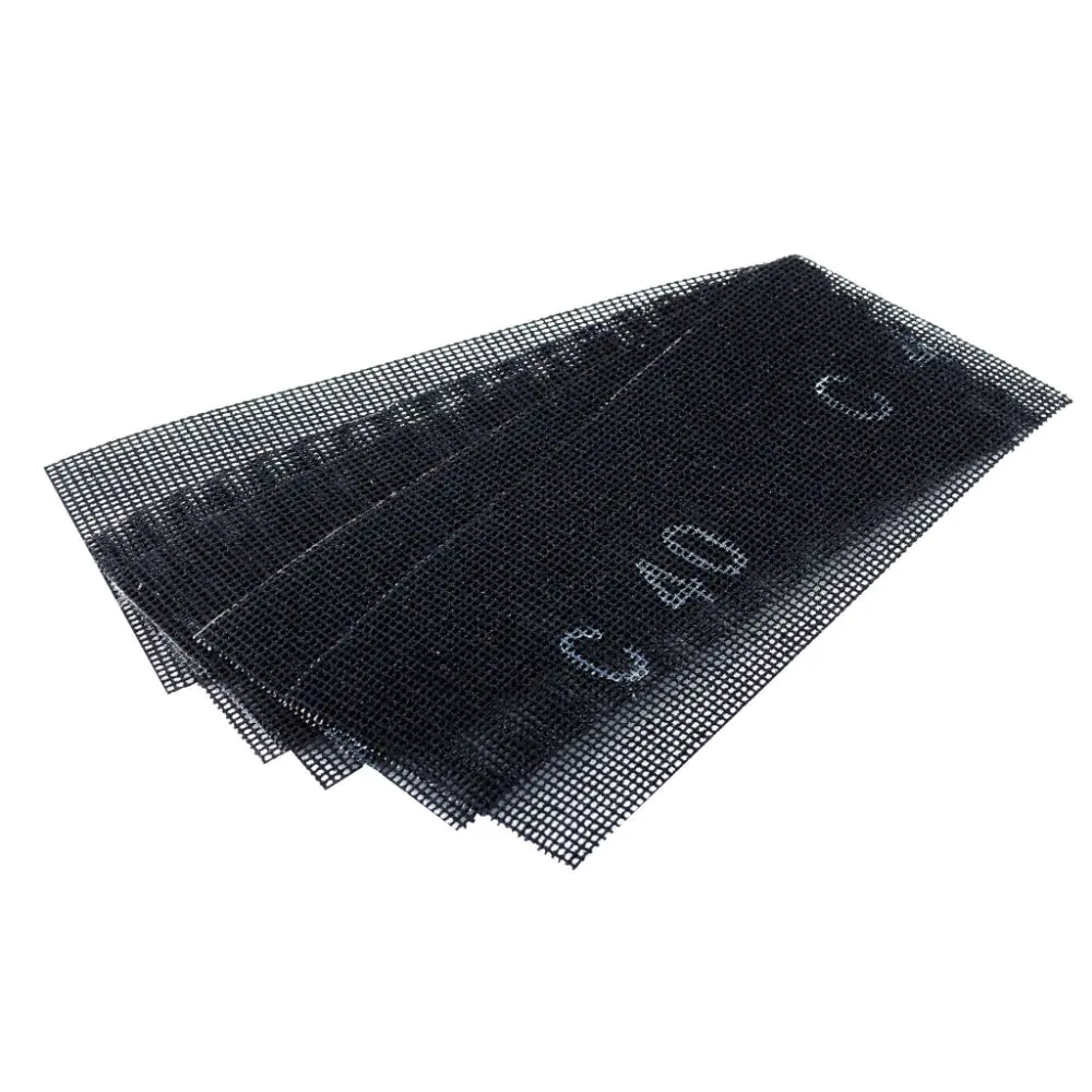 Шкурка мрежа от силициев карбид 93x230mm P 40 5бр, (35925912)