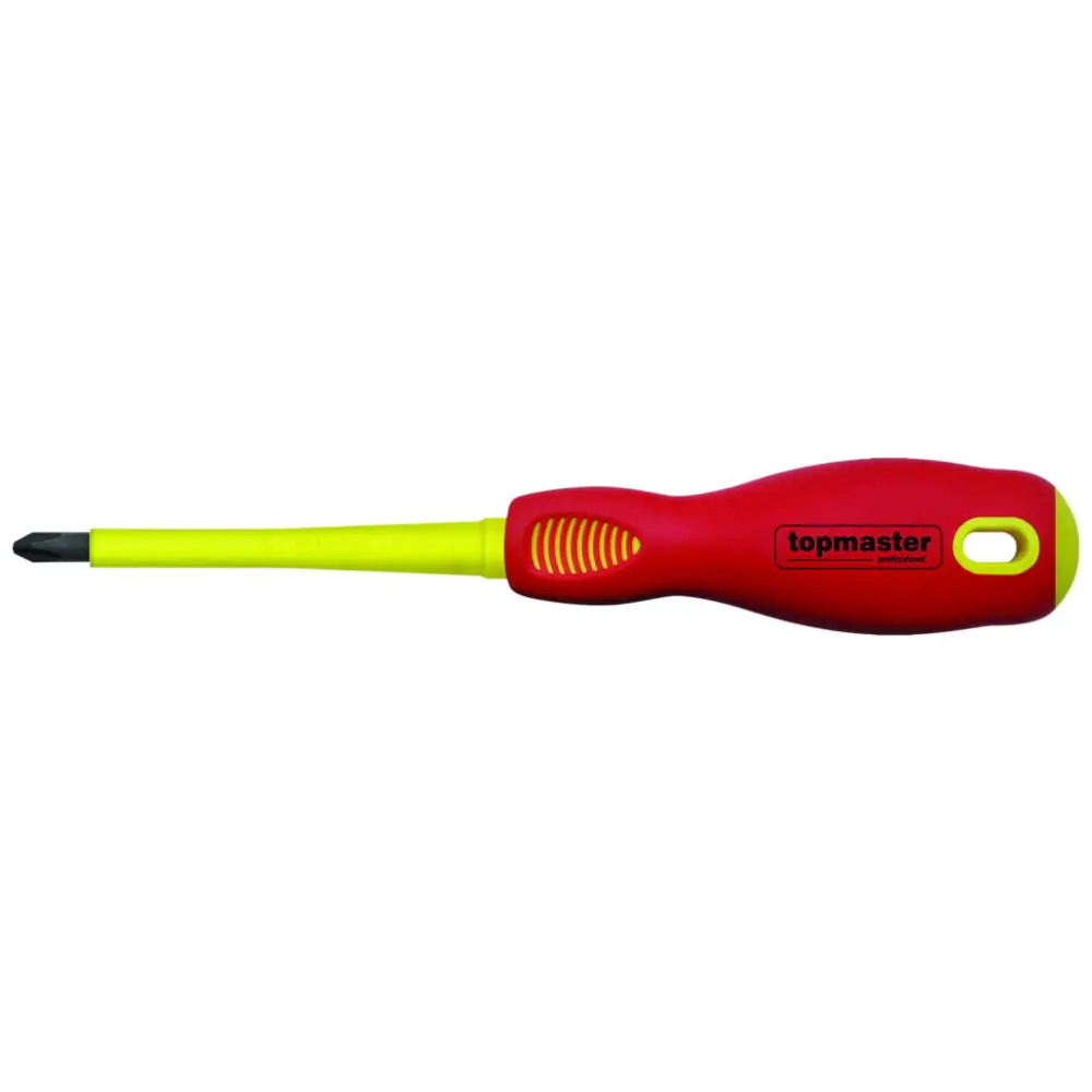 Отвертка изолир. 1000V кръст. Ph1x 80mm SVCM Topmaster Professional, (35926068)