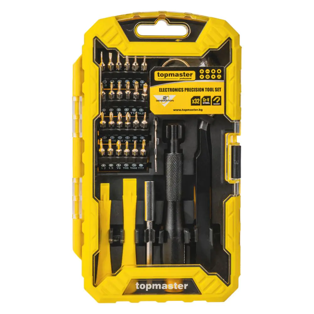 Комплект за ремонт на електроника, 32 части Topmaster Professional, (35930173)