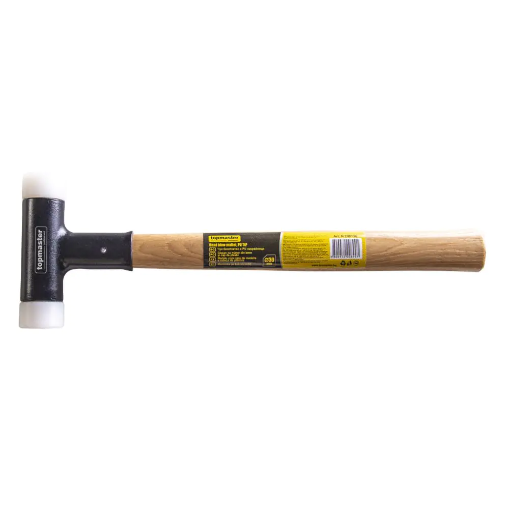 Чук безоткатен с PU накрайници 30mm Topmaster Professional, (35926555)
