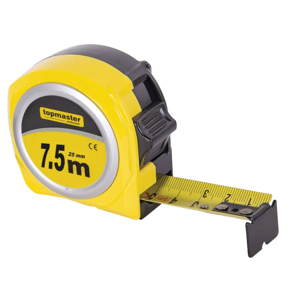 Ролетка Compact 7.5m x 25mm Topmaster Professional, (35926707)