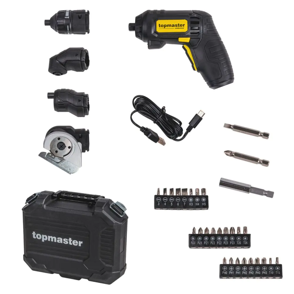 Акумулаторна отвертка  4 в 1 COMPACT Topmaster Professional, (35930235)