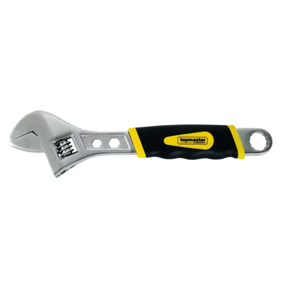 Френски ключ 250mm с двукомпонентна дръжка Topmaster Professional, (35926860)