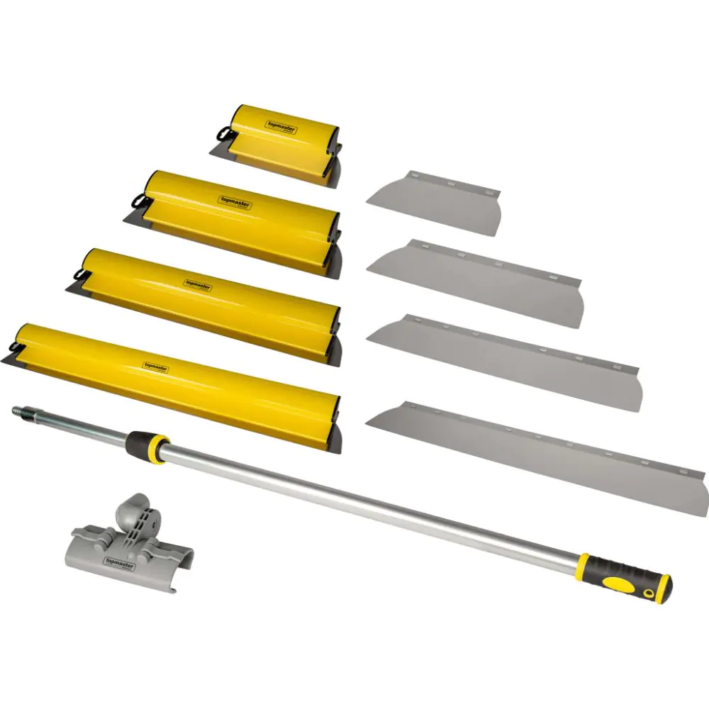 Комплект ножове за шпакловка 250-800 mm, 10 части Topmaster Professional, (35930082)