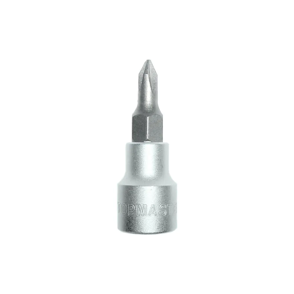 Вложка 1/4" с накр. кръстат PH0 CR-V Topmaster Professional, (35927173)