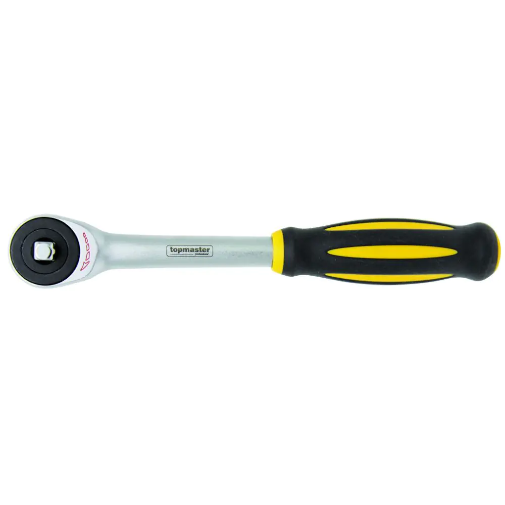 Тресчотка с въртяща дръжка трето поколение 1/4' 60 зъба Topmaster Professional, (35927559)