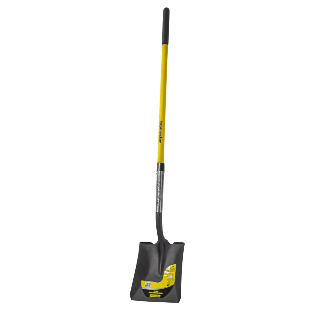 Лопата квадрат с педал и дръжка фибростъкло 1500mm Topmaster Professional, (35927982)