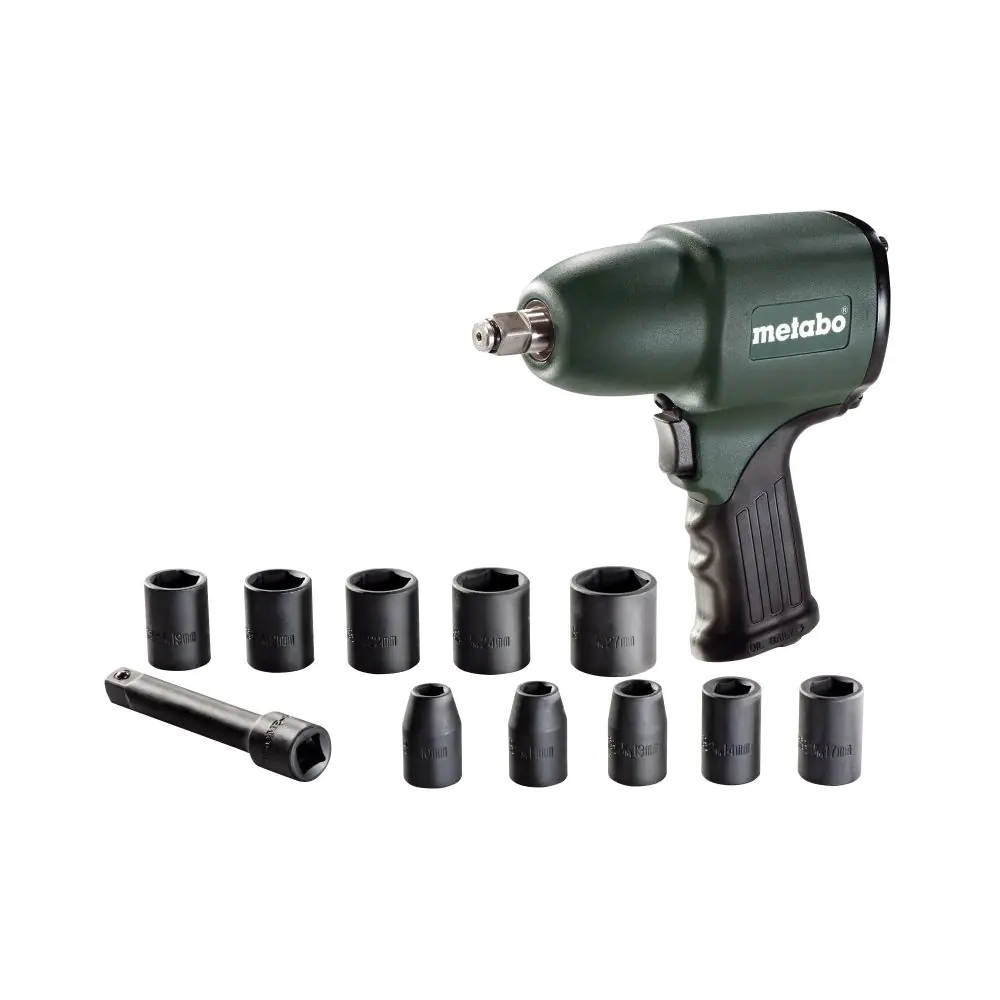 Гайковерт пневматичен 1/2" 360 Nm METABO DSSW 360 Set, (35929023)