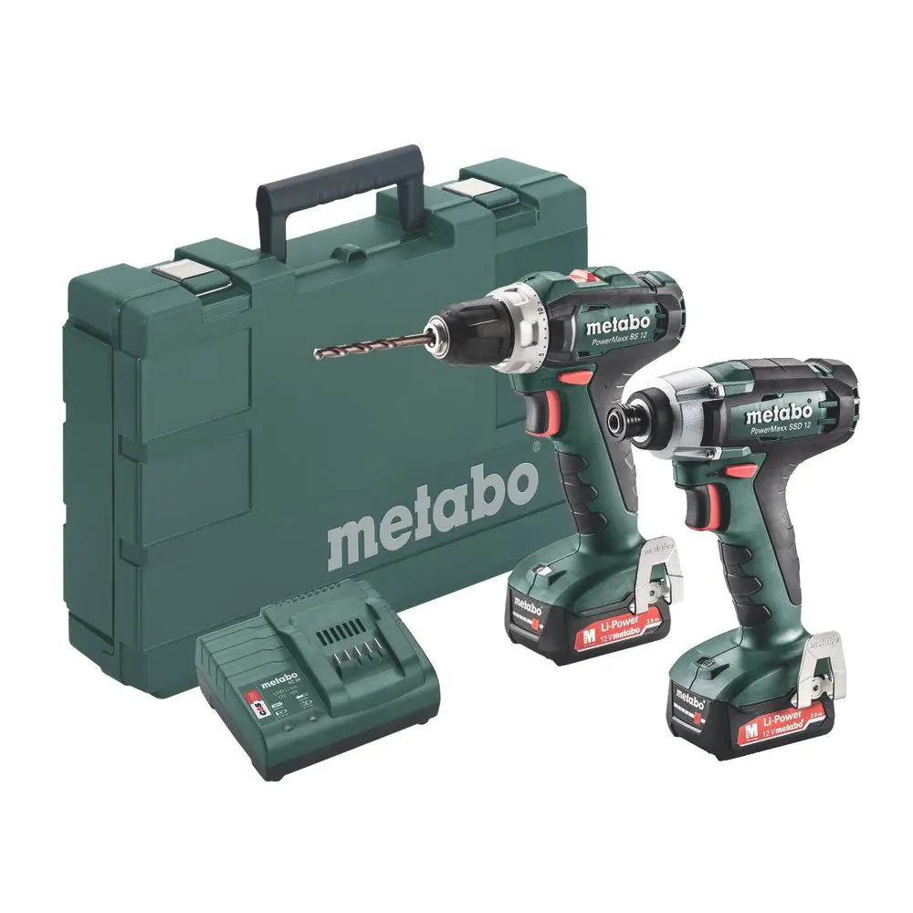 К-кт METABO Combo Set 2.7.1 12 V BS + SSD 2x2.0Ah, (35929315)